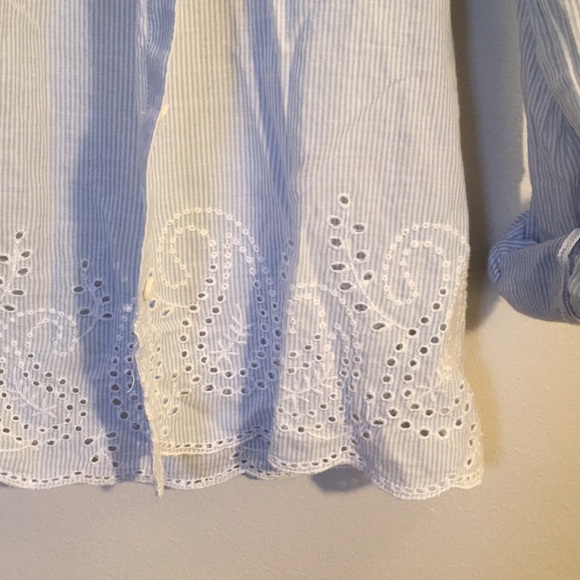 American Eagle Striped Button-Down - Picture 2 of 2